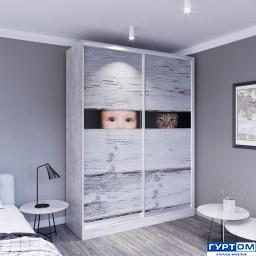 Корпус Бетон. Фасад фото 1464. Профиль Серебро6